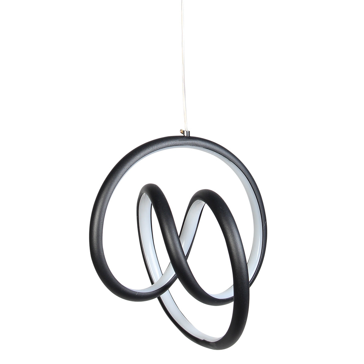 Φωτιστικό Κρεμαστό LED 60W 22x22x23 εκ. Μαύρο