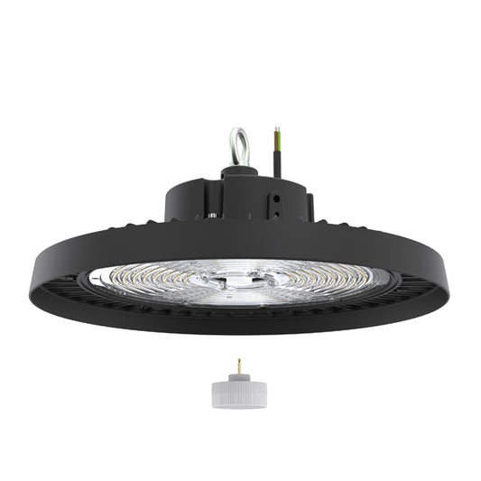 ΚΑΜΠΑΝΑ LED SMD UFO 200W DALI 220-240VAC 180lm/W 4000Κ ΜΑΥΡΗ PRO