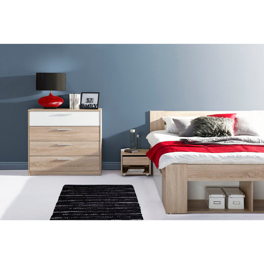 Συρταριέρα Rico Λευκό-Σονόμα 90x45x91