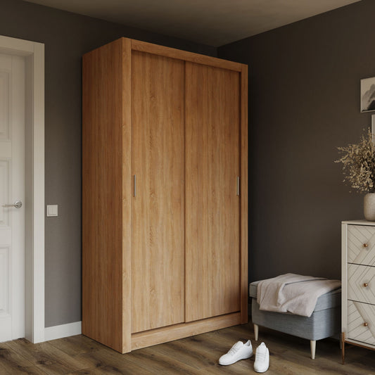 Ντουλάπα Linea Χρυσό Δρυς 120x60x215