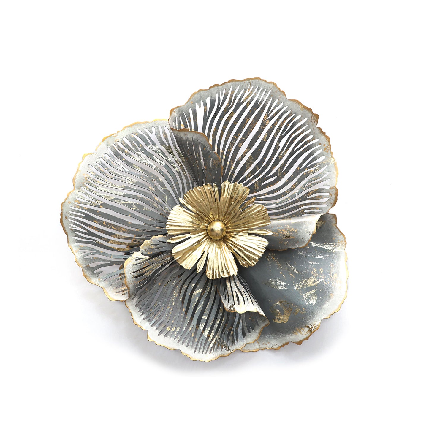 Wall Decor Flower Metal 56.5x61x10