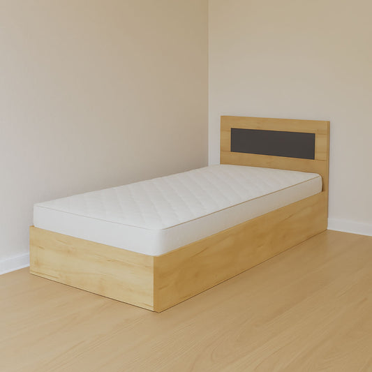 Κρεβάτι Viva Χρυσό Δρυς-Γραφίτης 90x200εκ