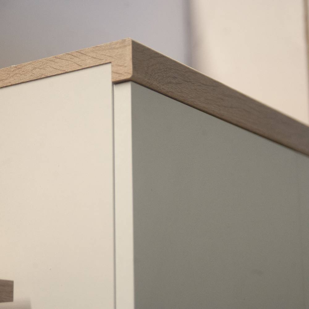 Μπουφές Top Mix Λευκό-Sonoma 120x33x85