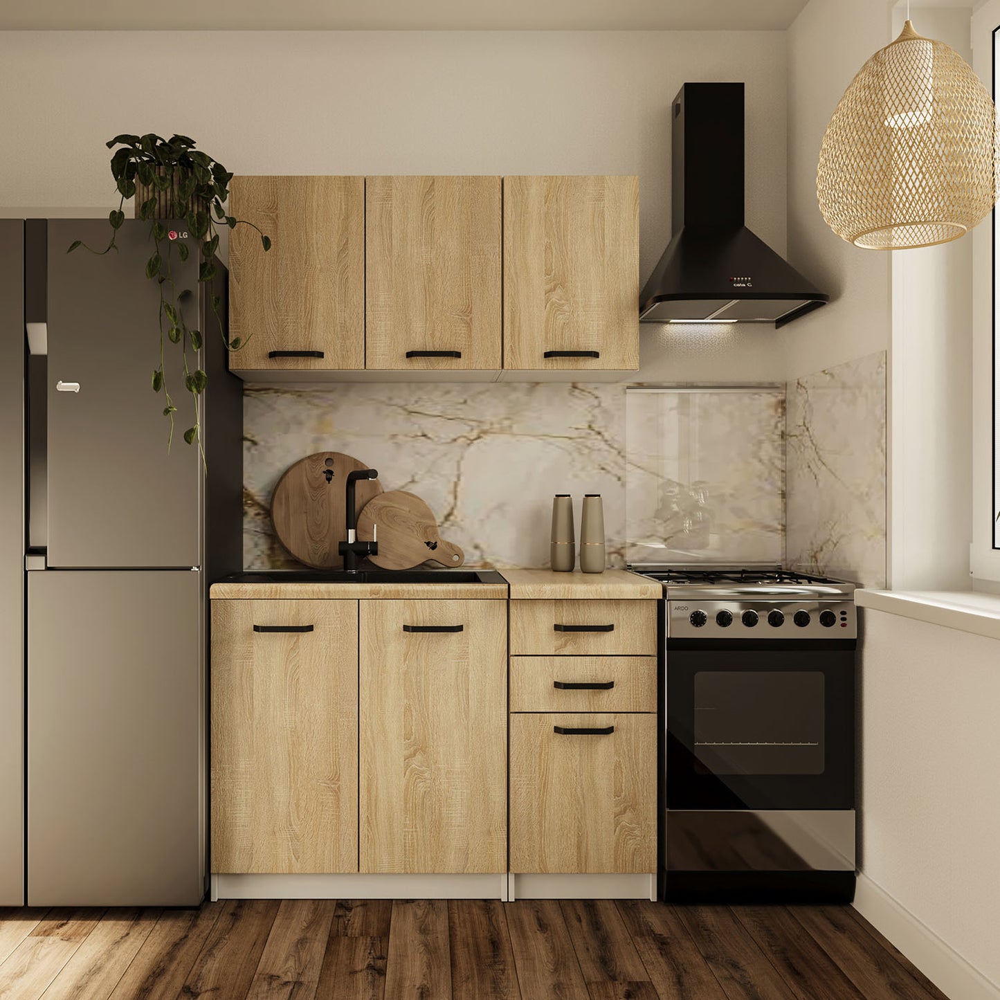 Κουζίνα Anita Set 01 4 Τεμαχίων Σονόμα