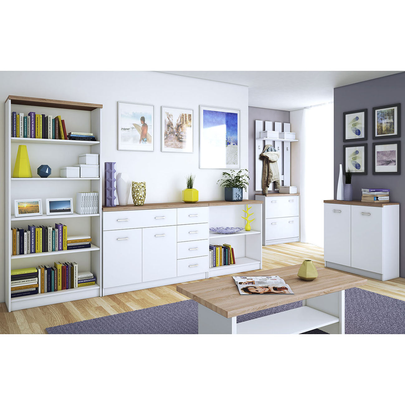 Κομότα Λευκό-Σονόμα 80x33x85