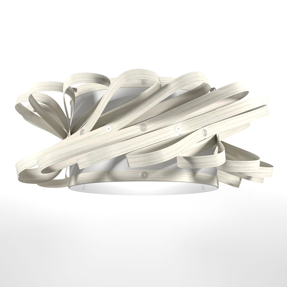 Φωτιστικό Κρεμαστό Majorka Μονόφωτο Λευκό (PP-PVC) Ε27 58x58x80