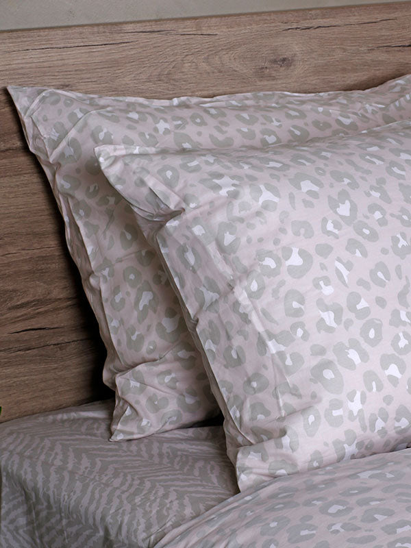 Σετ Σεντόνια Cotton Feelings 2044 Beige Διπλό 200x270εκ