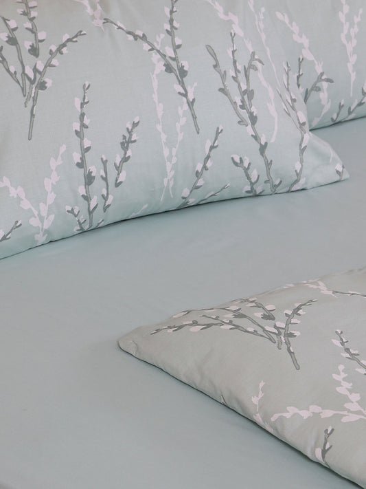 Σετ Σεντόνια Cotton Feelings 2054 Aqua Υπέρδιπλο 235x270εκ