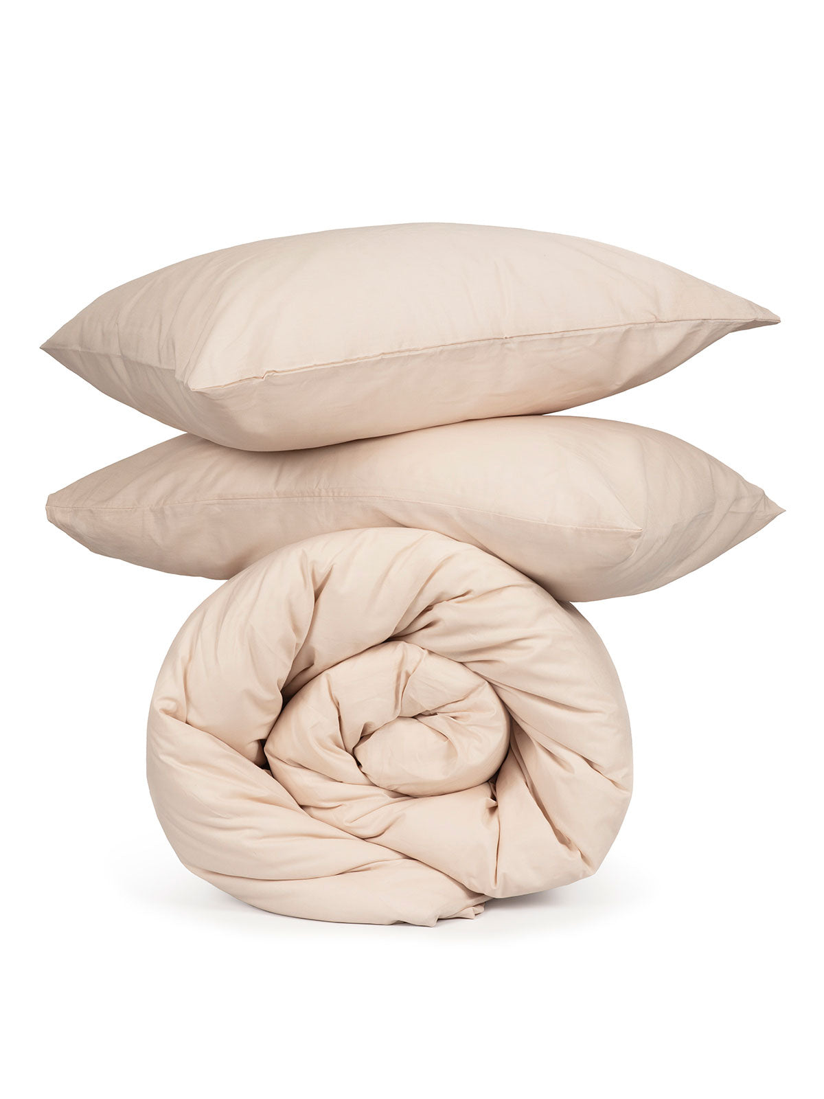 Σετ Σεντόνια Cotton Feelings 109 Sand Υπέρδιπλο με Λάστιχο 170x205+30εκ