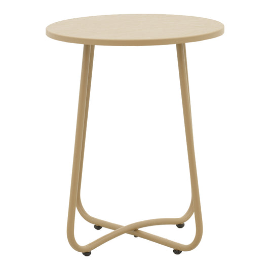 Τραπέζι Bramwell Μέταλλο Μπεζ Φ40x50