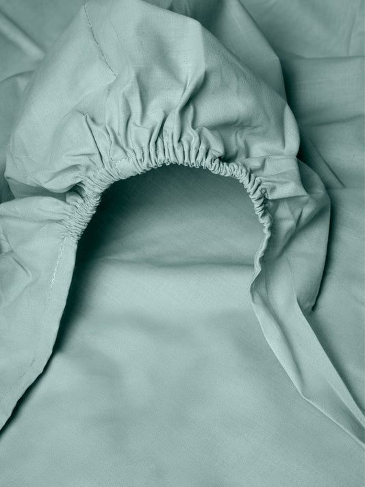 Κατωσέντονο Menta με Λάστιχο 27 Aqua Υπέρδιπλο 180x200+25εκ