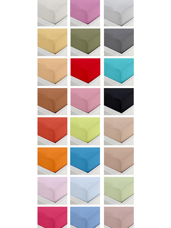 Κατωσέντονο Menta με Λάστιχο 7 Orange Ημίδιπλο 120x200+25εκ