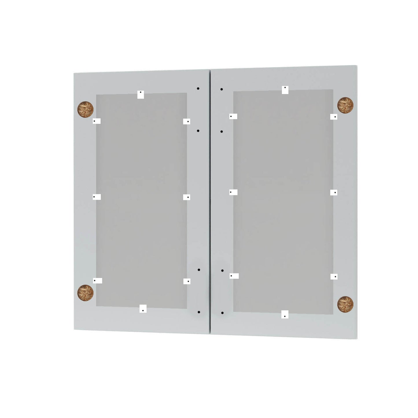 Άνω Πορτάκια-Τζάμι Modest Γκρι 80x71.3x1.6