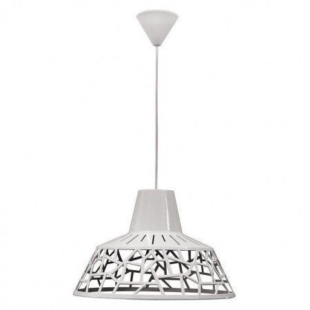 Φωτιστικό Κρεμαστό Μονόφωτο Πλαστικό Ε27 34x34x70