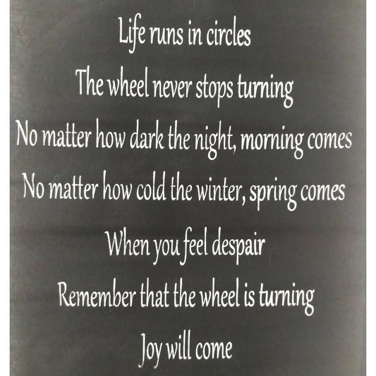 Διακοσμητικό Τοίχου Καδράκι με Όμορφα Χρώματα Σκούρο Καφετί Κόκκινο 37x119εκ