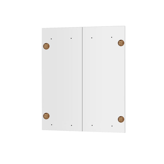 Άνω Πορτάκια Charlotte Λευκό 60x71.8x1.6