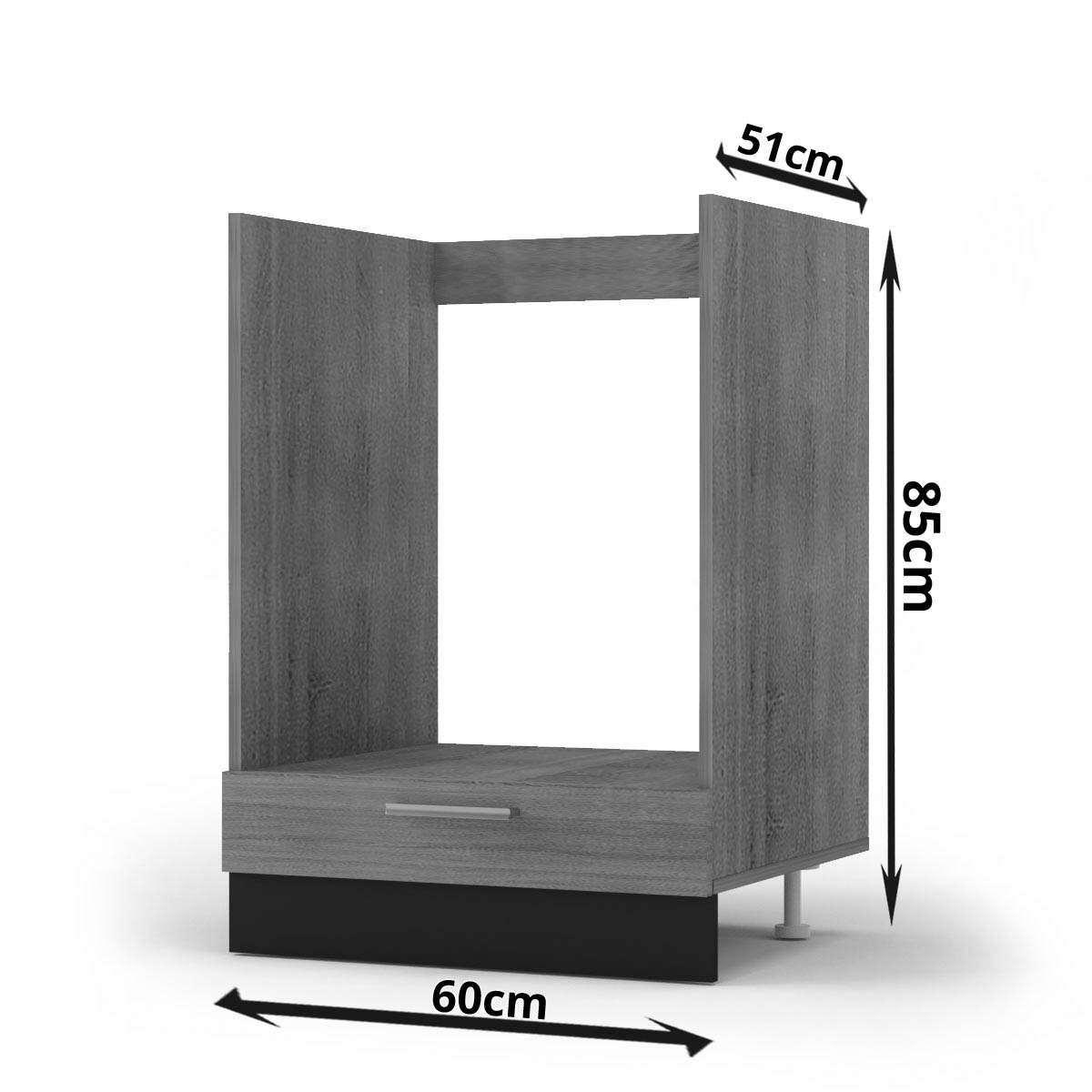 Alina Κάτω Ντουλάπι 60x51x85 Σονόμα-Μόκκα