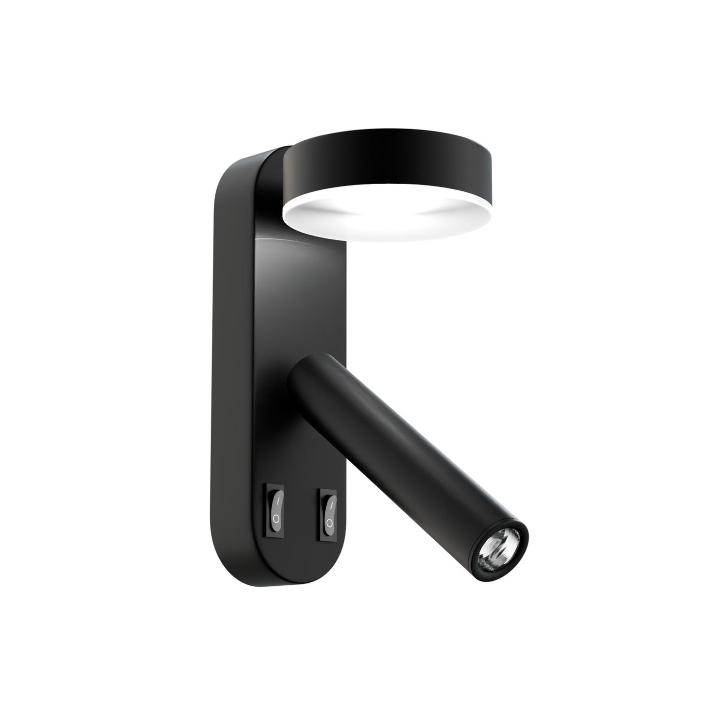 Φωτιστικό Τοίχου LED 8W 4000K Μαύρο 12x12.5x30