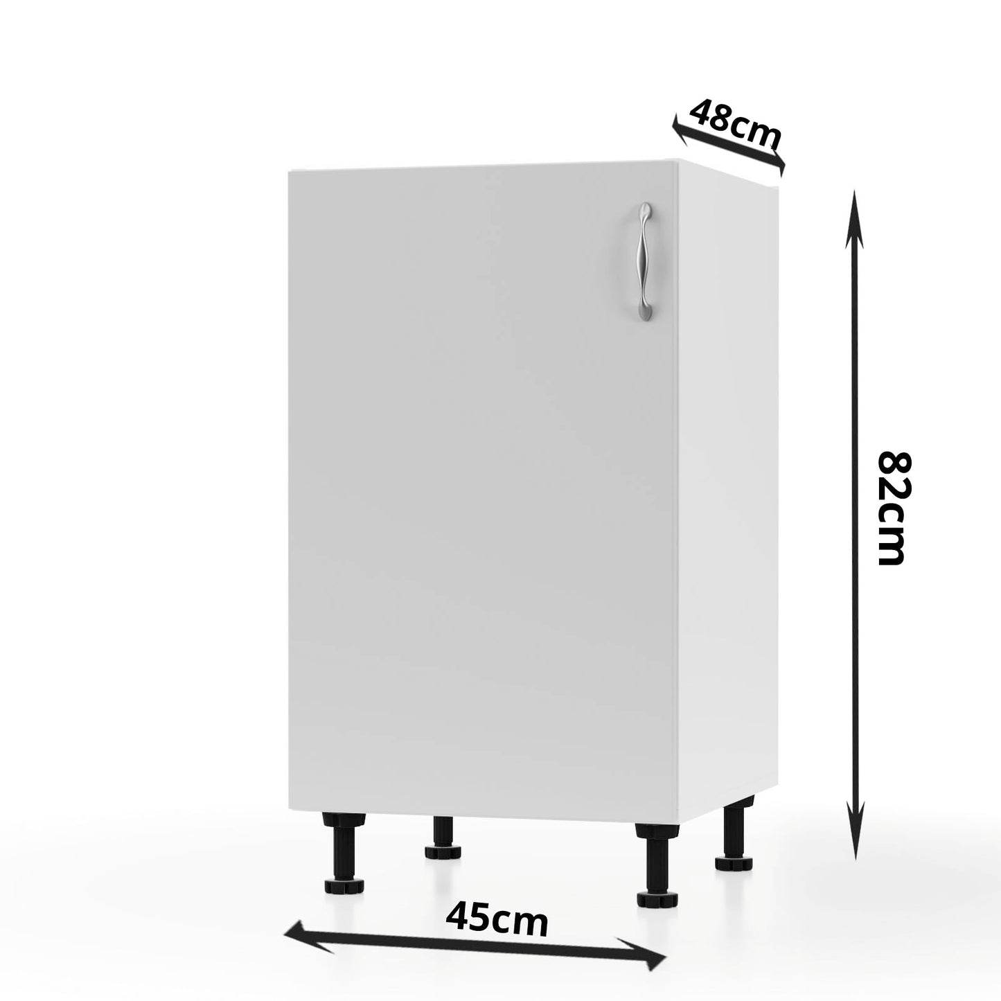 Modest Κάτω Ντουλάπι Γκρι 45x48x82