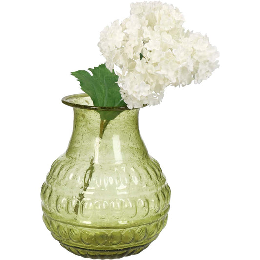 Βάζο Γυάλινο Πράσινο 11x11x13