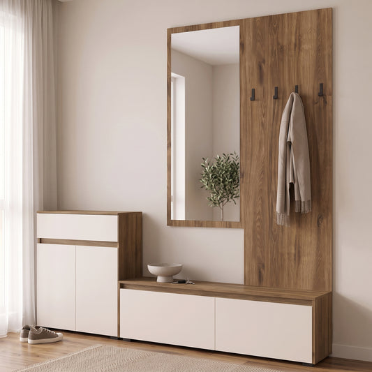 Έπιπλο Εισόδου Ansia Καρυδί Oak 210x44,7x175