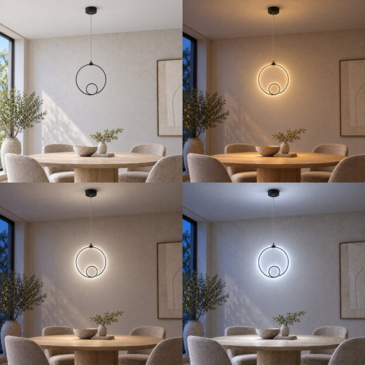 Φωτιστικό Οροφής Lavani LED Μαύρο Μέταλλο 15x18x70