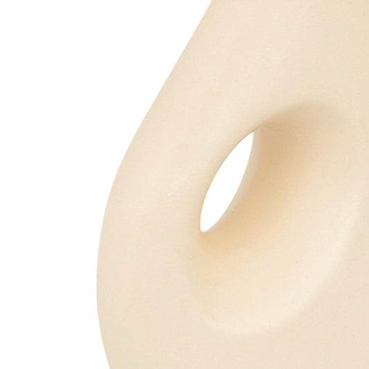 Βάζο Theremy Κεραμικό σε Μπεζ Απόχρωση 19.2x8x30