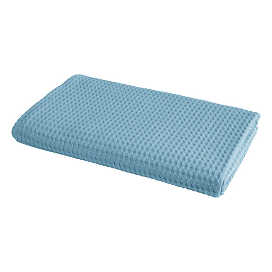 Πικέ Υπέρδιπλη Waffle Art 1990 230x240εκ Γαλάζιο