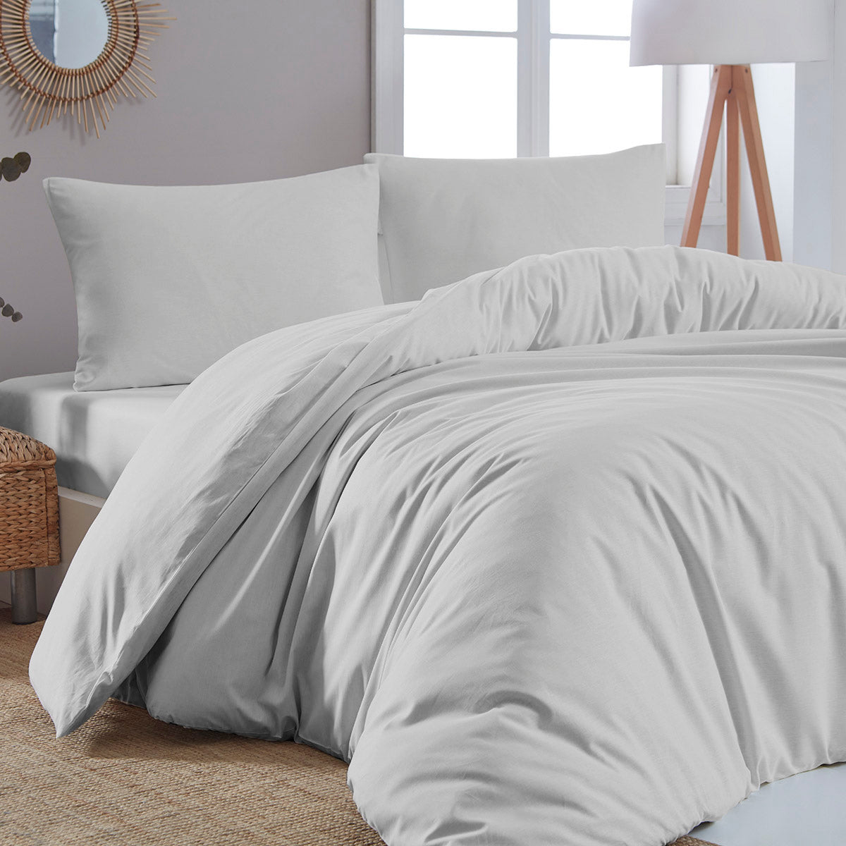 Πάπλωμα Υπέρδιπλο Μονόχρωμο Art 1999 220x240εκ Γκρι