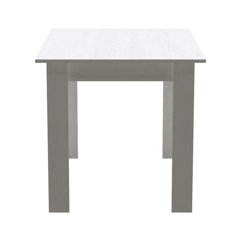 Τραπεζαρία Manka-Parker Σετ 5 Τεμ σε Λευκή Απόχρωση 110x80x77