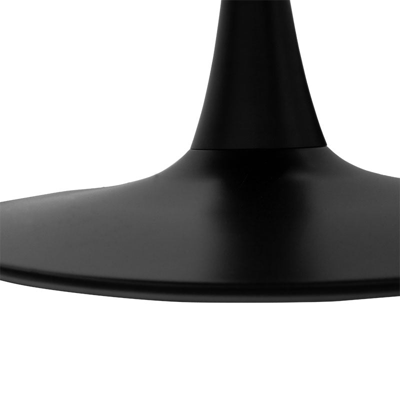 Τραπεζαρία Balou-Parker Σετ 5 Τεμ Μαύρο-Καφέ Φ120x73