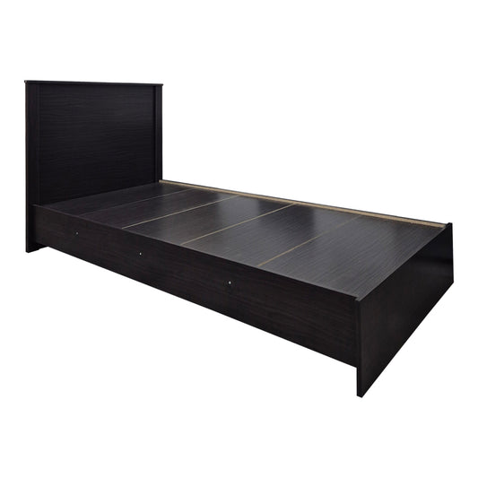 Bed with Mattress Athos-Sleepy Wenge 90x190cm