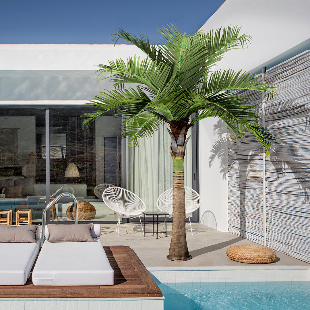 COCONUT PALM TREE 20169 Τεχνητό Διακοσμητικό Φυτό Φοινικόδεντρο Κοκοφοίνικας Εξωτερικού Χώρου IP68 UV Certified Protection Υ400cm