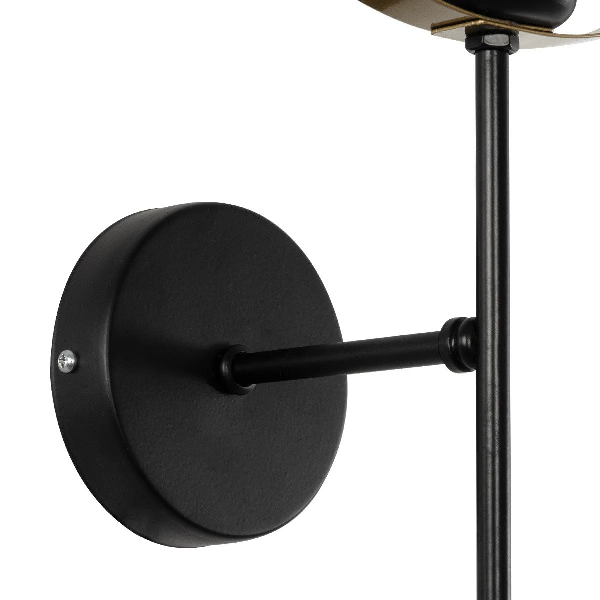 SOPA 201-0120 Μοντέρνο Φωτιστικό Τοίχου - Απλίκα με Ντουί 1 x E27 AC 220-240V IP20 - Μαύρο - Μ23 x Π15 x Υ51