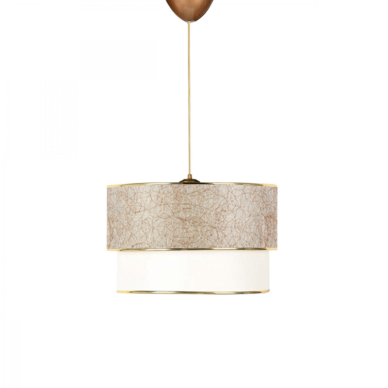 Φωτιστικό Οροφής Μονόφωτο PWL-1089 Ε27 Εκρού-Χρυσό Φ30x70