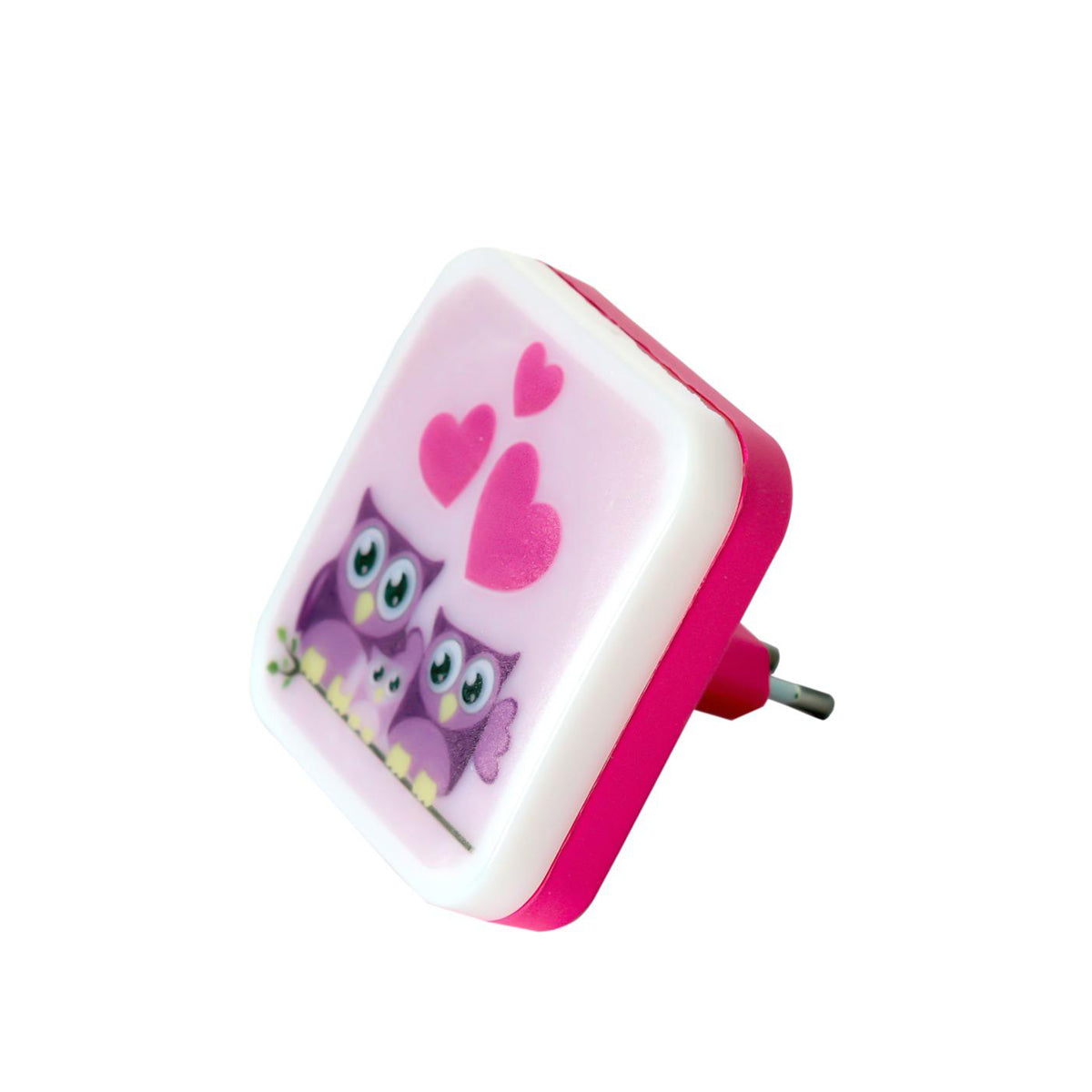 KIDDO 202-0002 Παιδικό Φωτιστικό Νυκτός LED 1W 95lm 360° AC220-240V IP20 Ψυχρό Λευκό 6000K- Μ5.5 x Π5.5 x Υ8cm