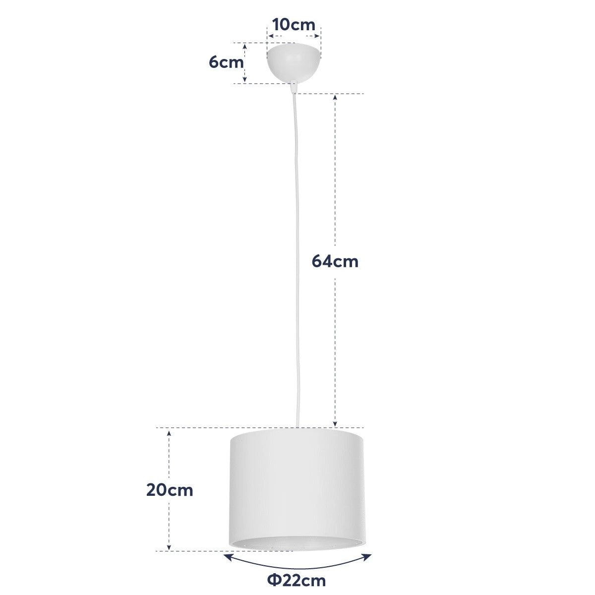 BLAZE 203-0108 Μοντέρνο Κρεμαστό Φωτιστικό Οροφής με Ντουί 1 x E27 AC 220-240V IP20 - Γκρι - Μ22 x Π22 x Υ20