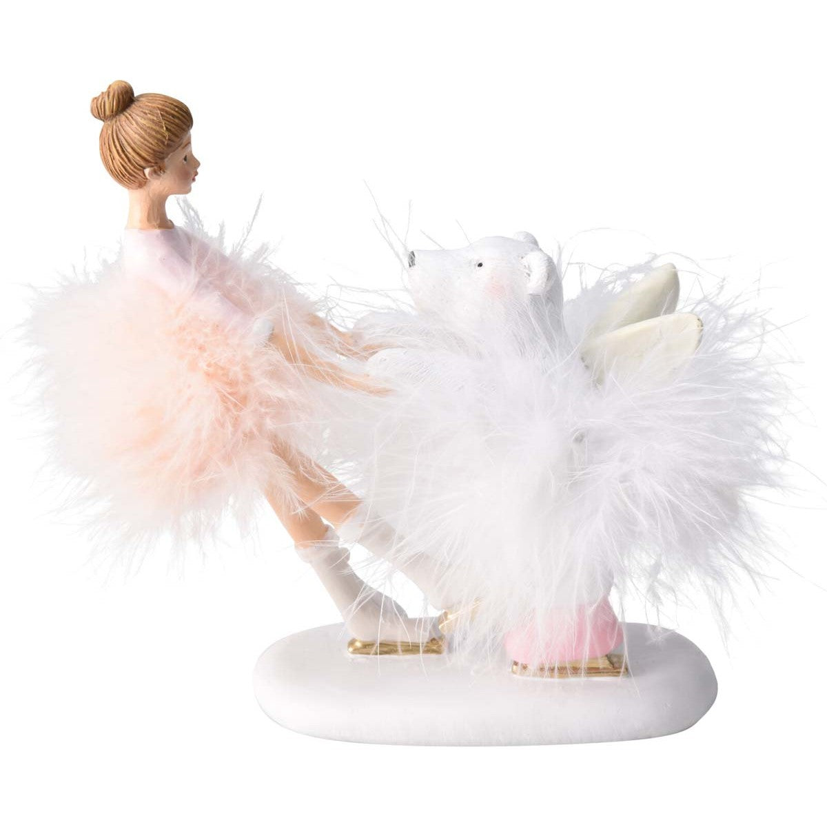 Αρκουδάκι με Άγγελο Ροζ 17x14εκ