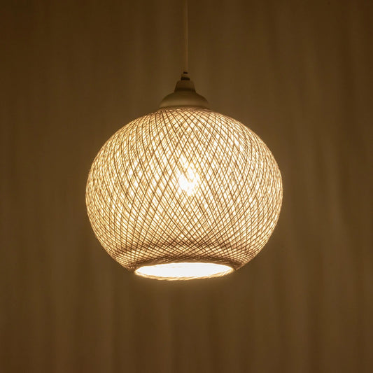 SOLEI 205-0009 Boho Κρεμαστό Φωτιστικό Οροφής με Ντουί 1 x E27 AC 220-240V IP20 - Λευκό - M20 x Π20 x Υ25