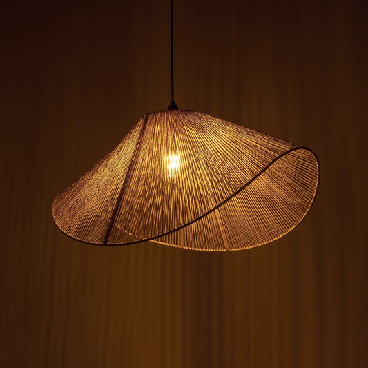 ECLAIR 205-0031 Boho Κρεμαστό Φωτιστικό Οροφής με Ντουί 1 x E27 AC 220-240V IP20 - Μπεζ - M70 x Π40 x Υ32