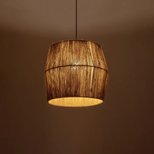 CONE 205-0057 Boho Κρεμαστό Φωτιστικό Οροφής με Ντουί 1 x E27 AC 220-240V IP20 - Μπεζ - M38 x Π38 x Υ34