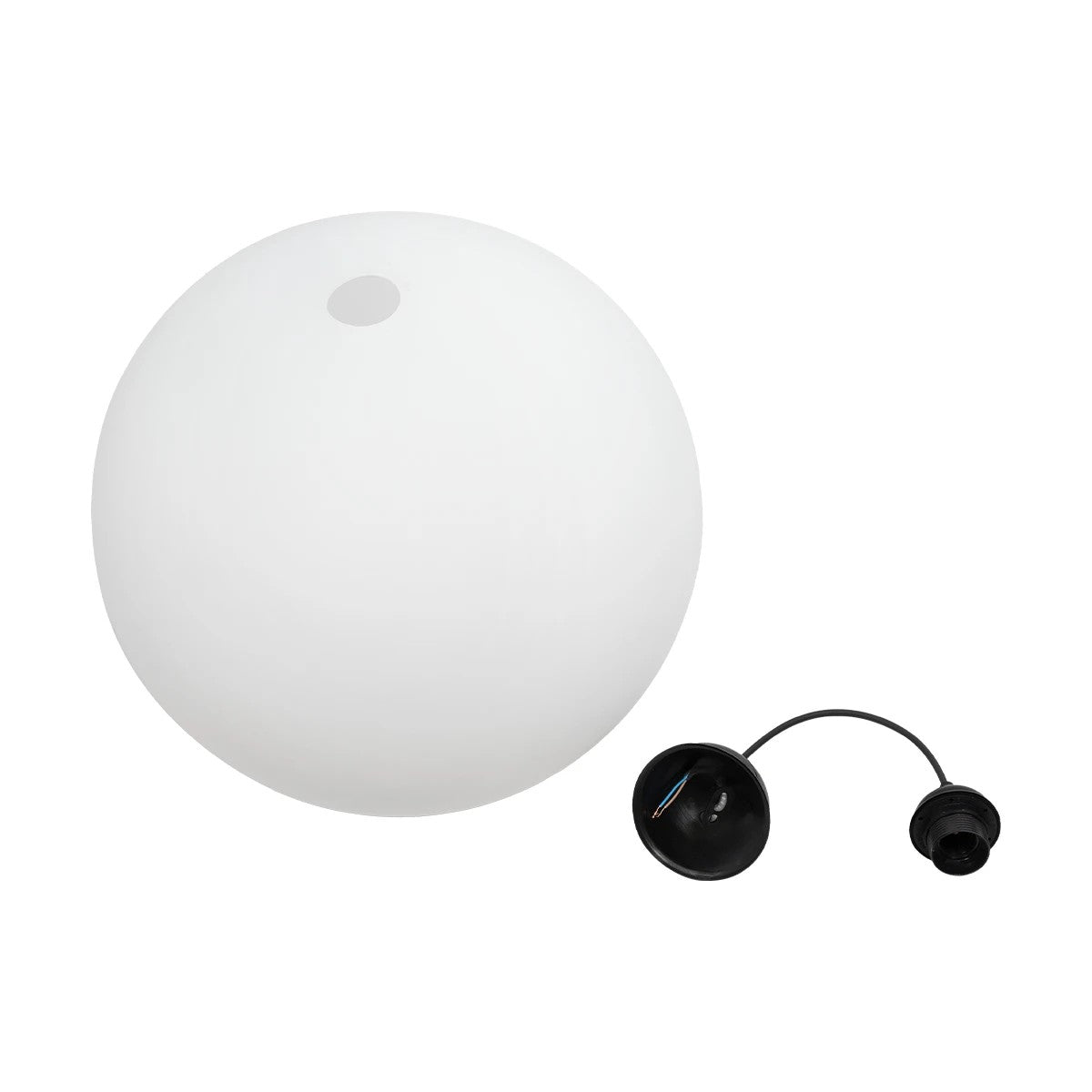 GABIA 206-0002 Μοντέρνο Κρεμαστό Φωτιστικό Οροφής με Ντουί 1 x E27 AC 220-240V IP20 - Λευκό - Μ40 x Π40 x Υ42