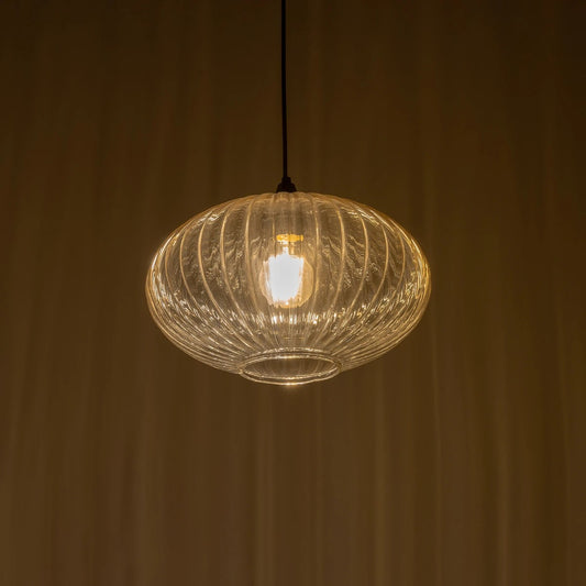 PERA 206-0012 Μοντέρνο Κρεμαστό Φωτιστικό Οροφής με Ντουί 1 x E27 AC 220-240V IP20 - Mελί - Μ30 x Π30 x Υ22