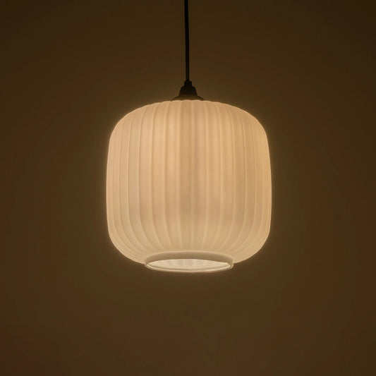 MELONI 206-0015 Μοντέρνο Κρεμαστό Φωτιστικό Οροφής με Ντουί 1 x E27 AC 220-240V IP20 - Λευκό - Μ20 x Π20 x Υ24