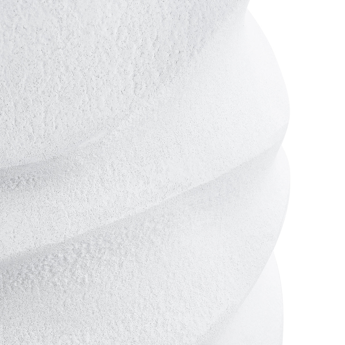 PORTOFINO 20730 Επιδαπέδιο Πολυεστερικό Τσιμεντένιο Κασπώ Γλάστρα - Flower Pot Λευκό Φ50 x Υ80cm