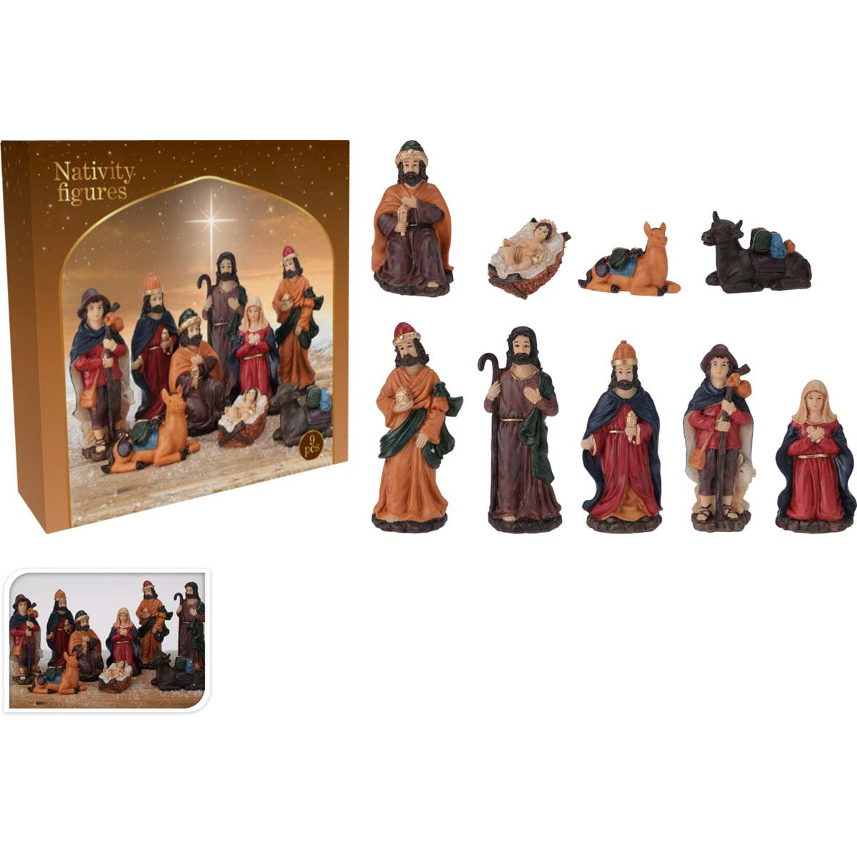 Φιγούρες Φάτνης Πολυρεζίν 7-15εκ S/9