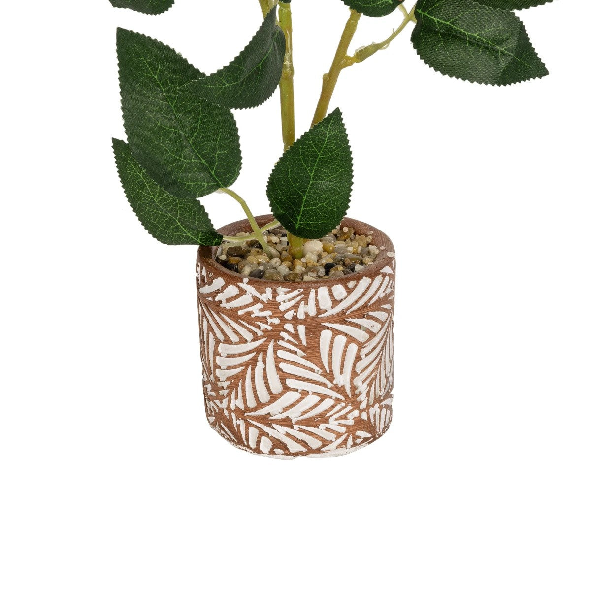 PINK ROSE 20984 Διακοσμητικό Φυτό Ροζ Τριαντάφυλλα Υ38cm