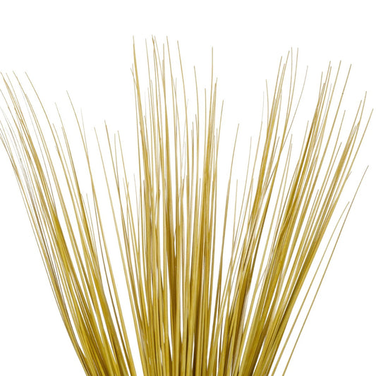 YELLOW GRASS BOUQUET 21159 Τεχνητό Διακοσμητικό Μπουκέτο Grass Κίτρινο Y70cm