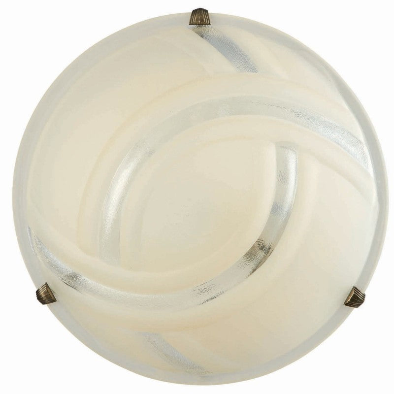 Φωτιστικό Πλαφονιέρα Γυαλί Μελί 2xE27 Φ40