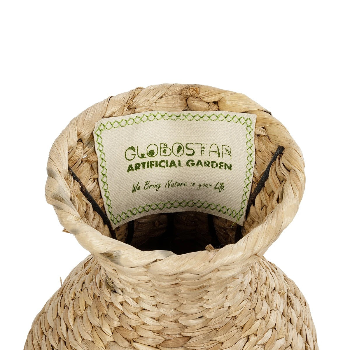 HAVANA 21223 Διακοσμητικό Πλεκτό Καλάθι Κασπώ Γλάστρα Μπεζ Π22 x M22 x Υ42cm